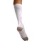 Zayaan Health Ribbon Compression Socks, White/Pink, PR BLZH-CSRS-5WP - alternate 2